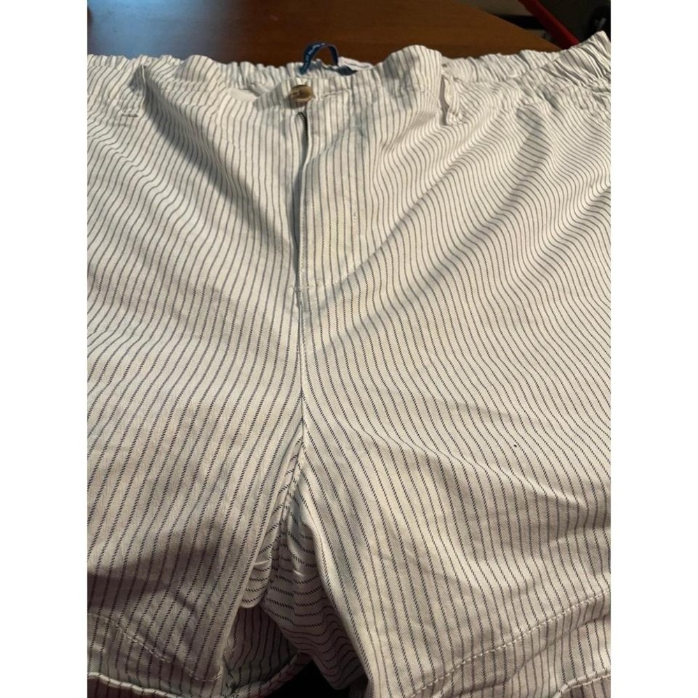 Old Navy Everyday Striped Chino‎ Shorts Blue White Plus 4X 791988-09-1